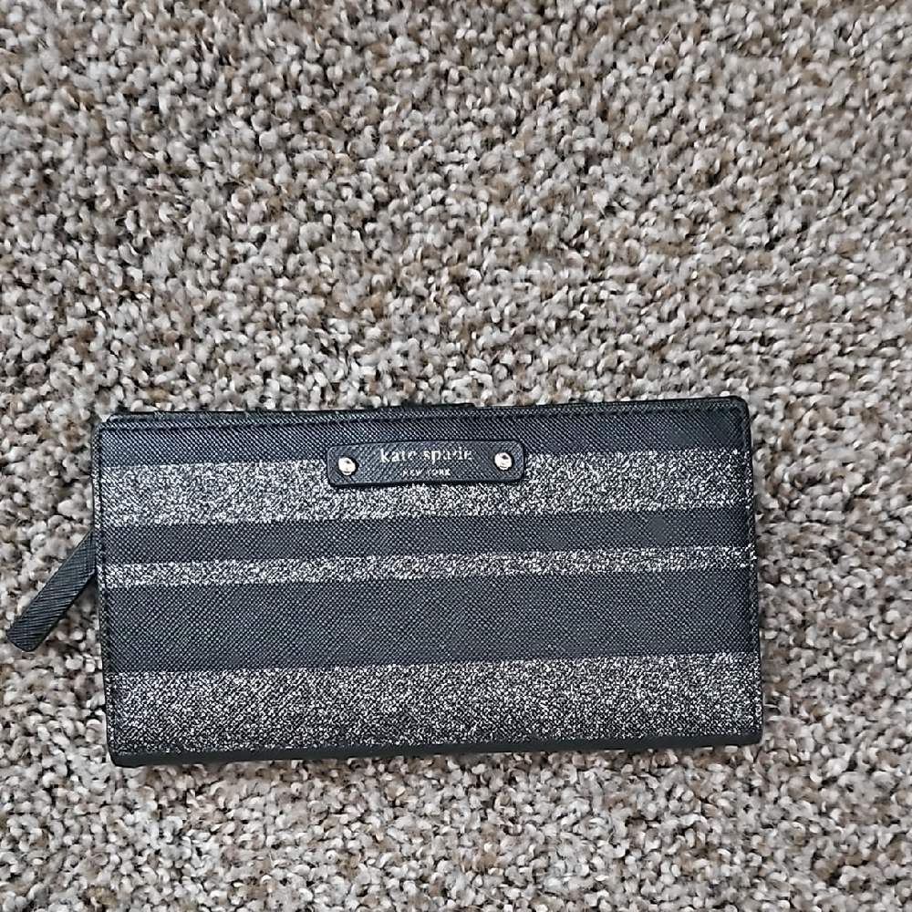 Kate Spade Black and Silver Wallet
